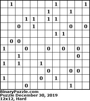 Binary Puzzle