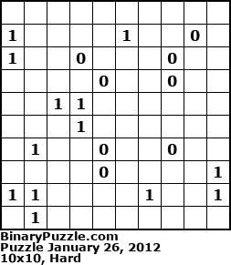 Binary Puzzle