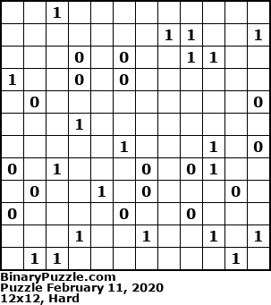 Binary Puzzle