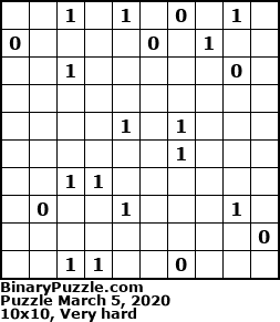 Binary Puzzle
