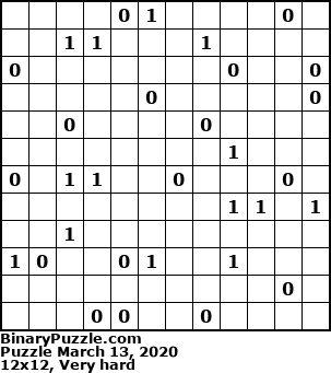 Binary Puzzle