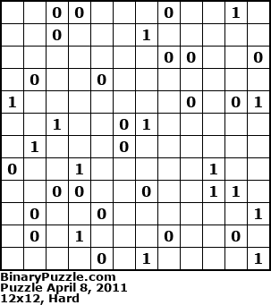 Binary Puzzle