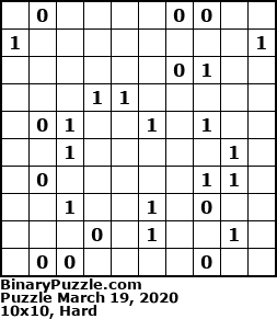 Binary Puzzle