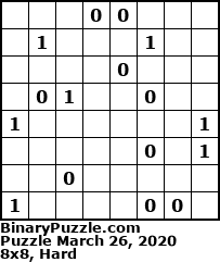 Binary Puzzle