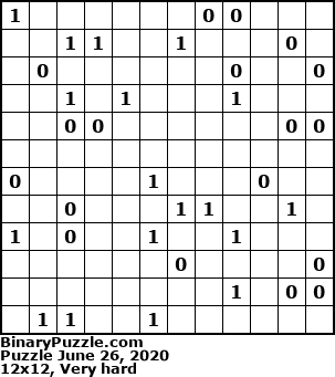 Binary Puzzle