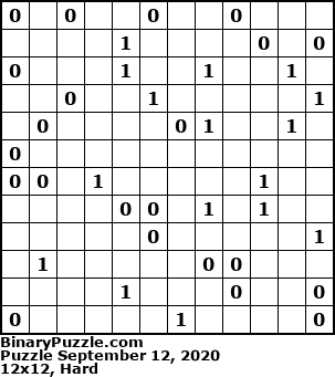 Binary Puzzle