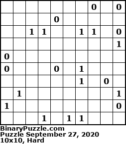 Binary Puzzle