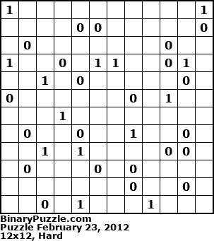 Binary Puzzle