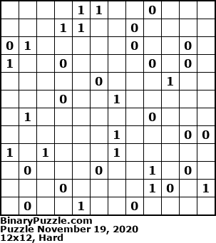 Binary Puzzle