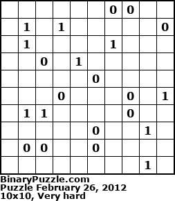 Binary Puzzle