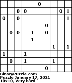Binary Puzzle