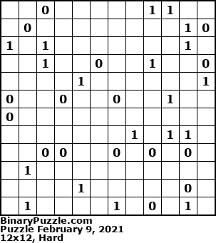 Binary Puzzle