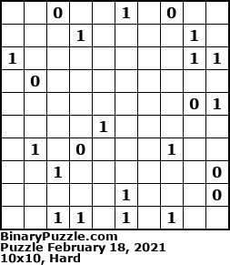 Binary Puzzle