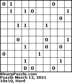 Binary Puzzle