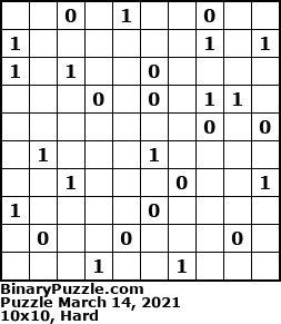 Binary Puzzle