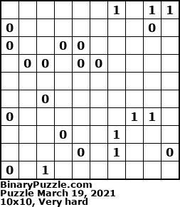 Binary Puzzle