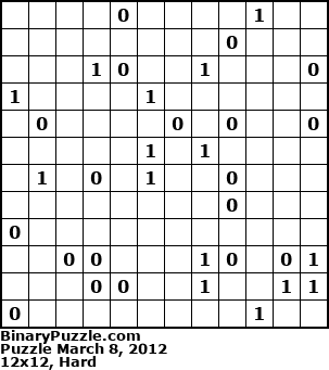 Binary Puzzle