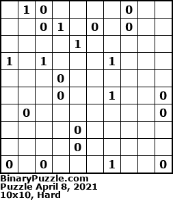 Binary Puzzle