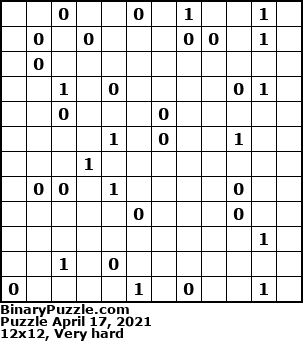 Binary Puzzle