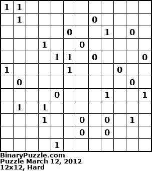 Binary Puzzle
