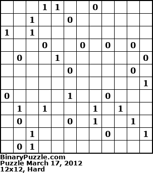 Binary Puzzle