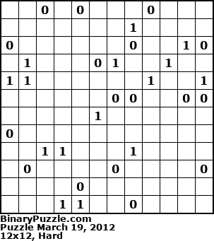 Binary Puzzle