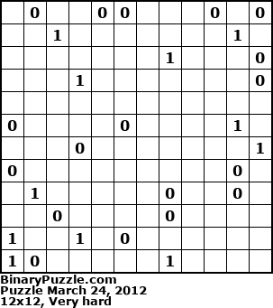 Binary Puzzle