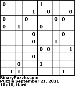 Binary Puzzle
