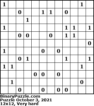 Binary Puzzle