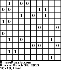 Binary Puzzle