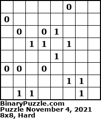 Binary Puzzle