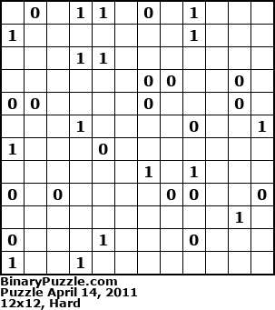 Binary Puzzle