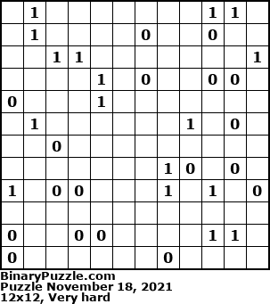 Binary Puzzle