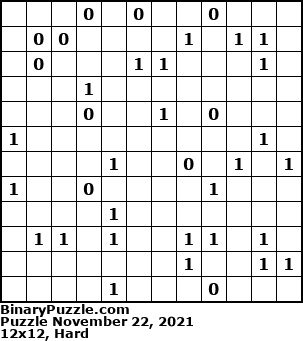 Binary Puzzle