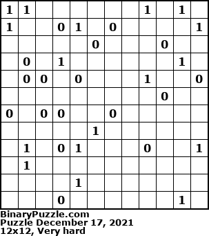 Binary Puzzle