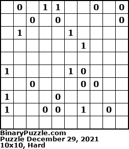 Binary Puzzle