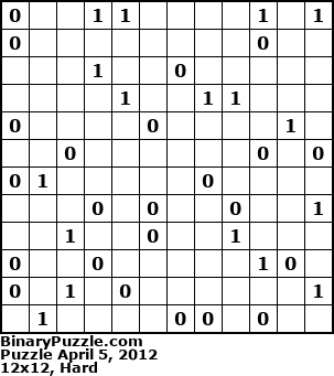 Binary Puzzle
