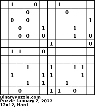 Binary Puzzle