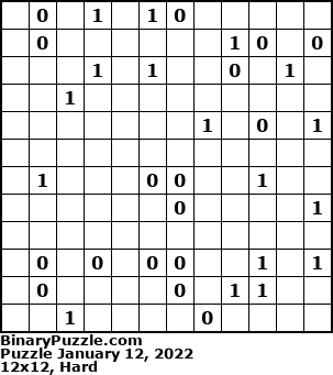 Binary Puzzle