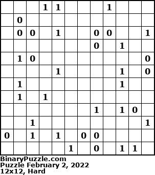 Binary Puzzle