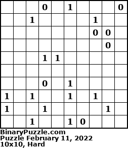 Binary Puzzle