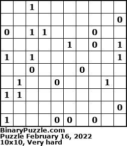 Binary Puzzle