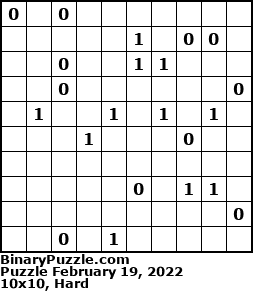 Binary Puzzle
