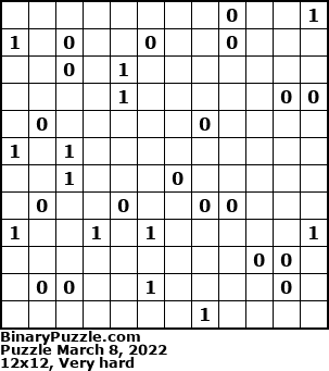 Binary Puzzle