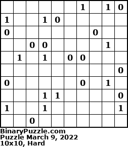 Binary Puzzle