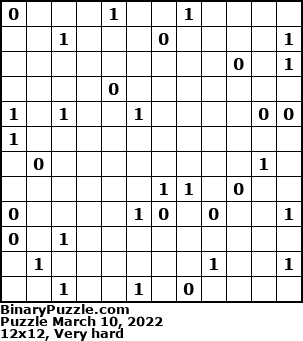 Binary Puzzle