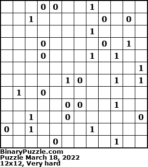Binary Puzzle