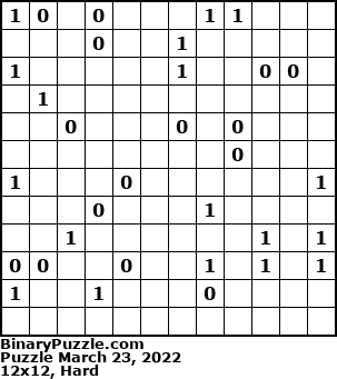 Binary Puzzle