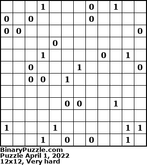 Binary Puzzle