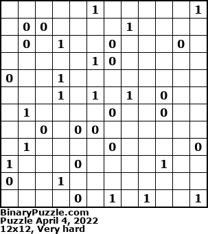 Binary Puzzle